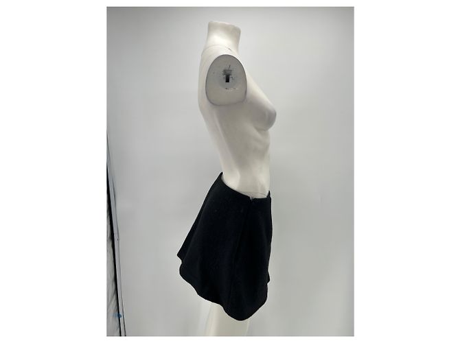 Falda de lana negra Lacoste Talla 38 Negro - vista 4