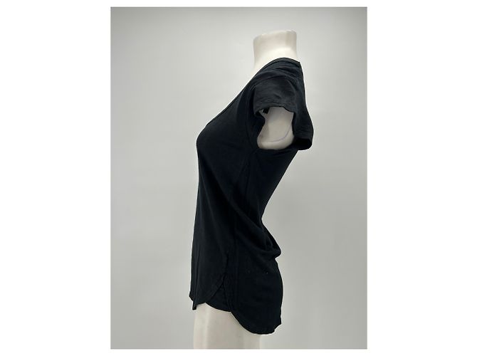Camiseta de lino negra Isabel Marant Etoile Negro - vista 3