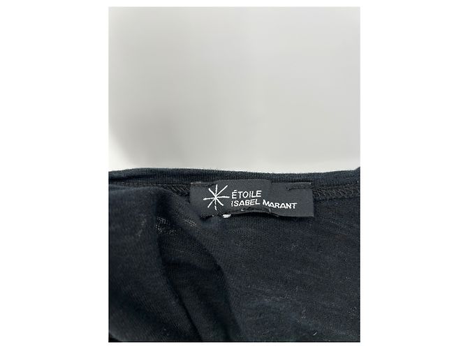 Camiseta de lino negra Isabel Marant Etoile Negro - vista 5
