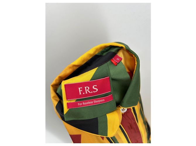 Autre Marque Camicia gialla, verde e rossa Giallo - vista 5