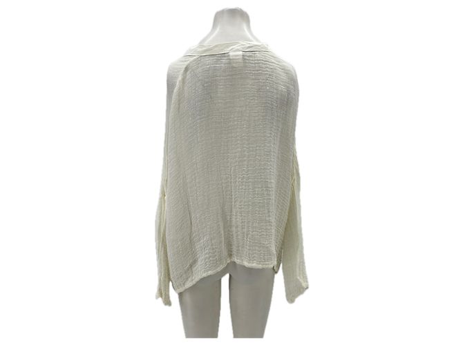 Autre Marque Top de lino SUNDAY beige XS - vista 2