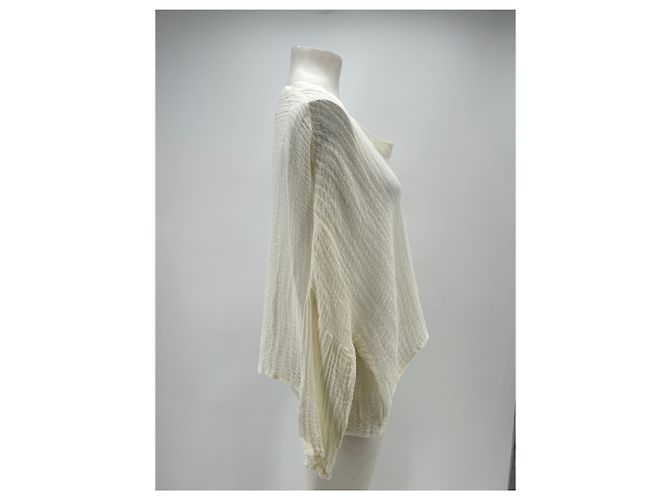 Autre Marque Top de lino SUNDAY beige XS - vista 4