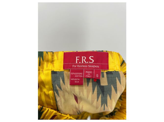 Autre Marque Pantalón estampado amarillo, verde y rojo - vista 3