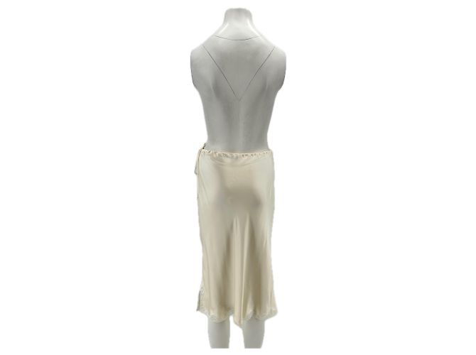 Falda de seda Vannina Vesperini beige - vista 2