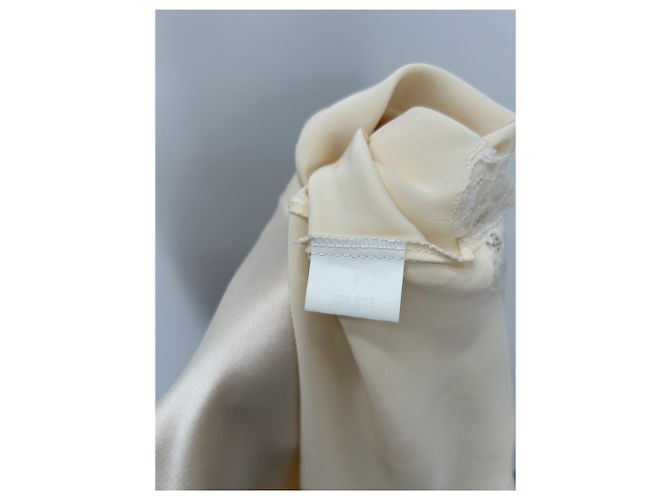 Falda de seda Vannina Vesperini beige - vista 6