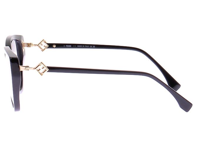 Fendi Gafas "FF Diamonds" ojo de gato Negro - vista 5