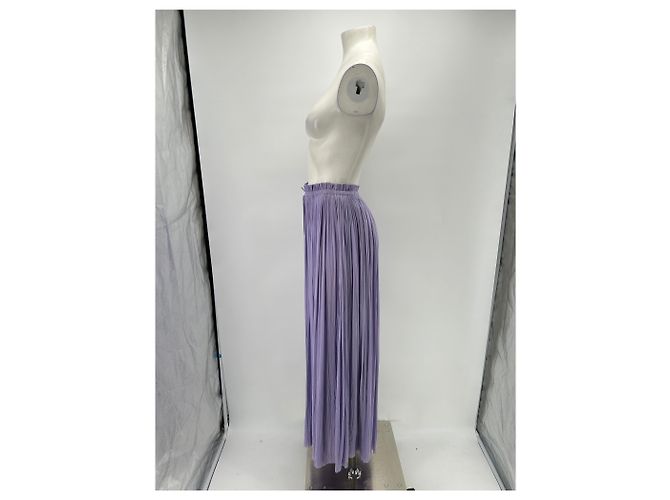 Autre Marque Falda larga de seda violeta HANNE BLOCH Púrpura - vista 3