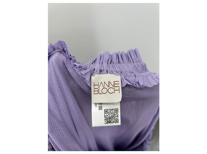 Autre Marque Falda larga de seda violeta HANNE BLOCH Púrpura - vista 5