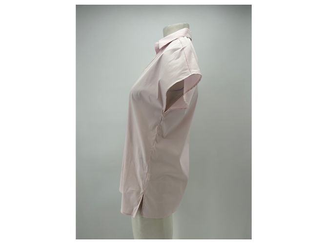 Autre Marque Camisa XACUS de algodón rosa - vista 3