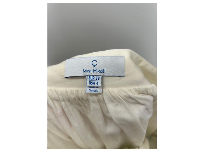Autre Marque Falda de algodón estampada blanca MIRA MIKATI Blanco - vista 5