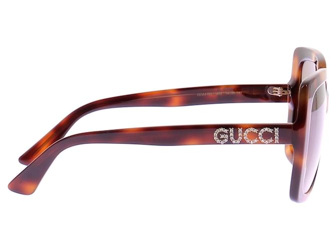 Gucci Gafas de sol oversize Castaño - vista 4