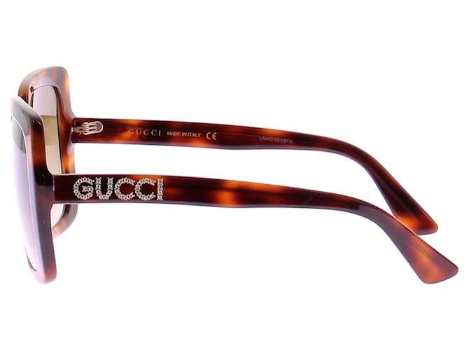 Gucci Gafas de sol oversize Castaño - vista 5