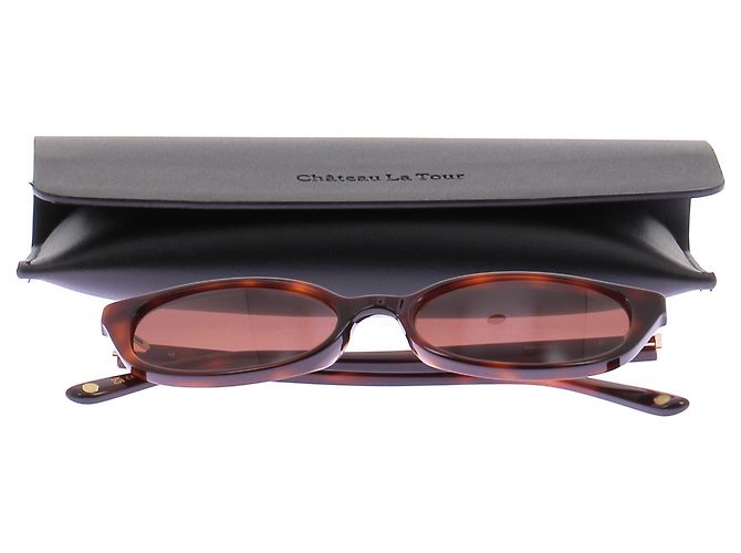 Autre Marque Gafas de sol finas Castaño - vista 7