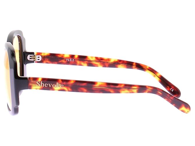 Autre Marque Gafas de sol oversize Castaño - vista 5