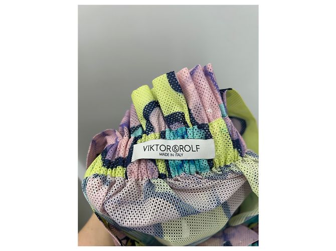 Viktor & Rolf Mehrfarbiges Oberteil aus Polyester Lila - Ansicht 5