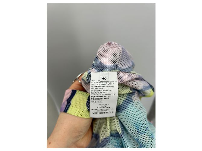 Viktor & Rolf Mehrfarbiges Oberteil aus Polyester Lila - Ansicht 7