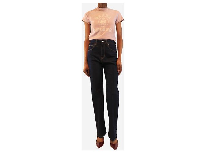 Victoria Beckham Vaqueros Julia de tiro alto azules - talla UK 8 - vista 2