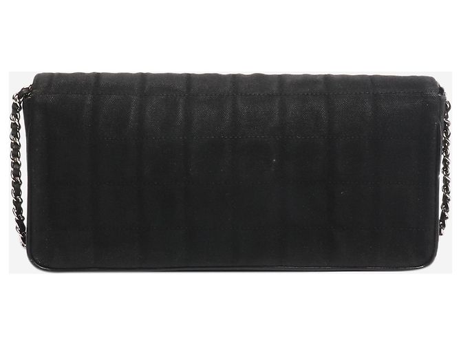 Chanel Borsa a forma di barretta di cioccolato Black 2002 East West Nero - vista 3