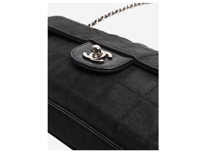 Chanel Borsa a forma di barretta di cioccolato Black 2002 East West Nero - vista 4