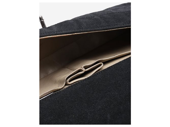 Chanel Borsa a forma di barretta di cioccolato Black 2002 East West Nero - vista 5