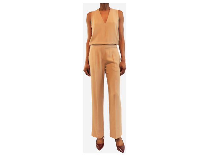 Brunello Cucinelli Mono sin mangas en tono neutro - talla S - vista 3
