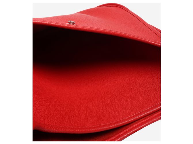 Hermès Borsa Evelyne rossa Rosso - vista 10