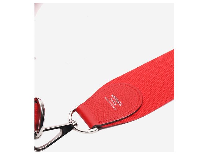 Hermès Borsa Evelyne rossa Rosso - vista 5