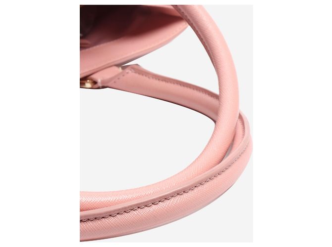 Tory Burch Pink Robinson Leder-Tote-Bag - Ansicht 5