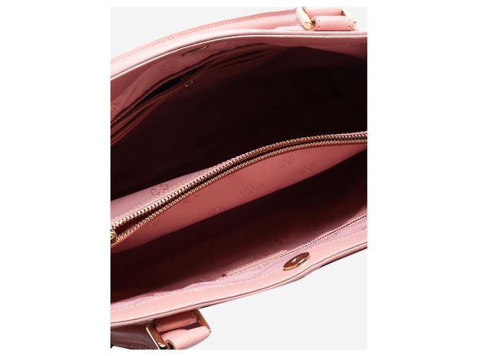 Tory Burch Pink Robinson Leder-Tote-Bag - Ansicht 7