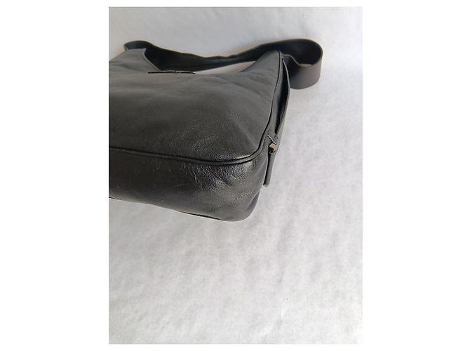 Gucci Jackie Borsa a Tracolla in Pelle Nera Nero - vista 11