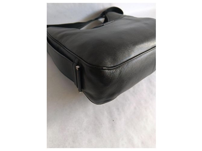 Gucci Jackie Borsa a Tracolla in Pelle Nera Nero - vista 12