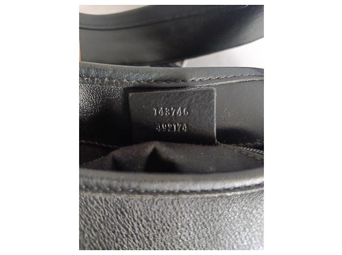 Gucci Jackie Borsa a Tracolla in Pelle Nera Nero - vista 15