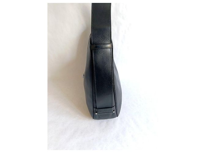Gucci Jackie Borsa a Tracolla in Pelle Nera Nero - vista 2