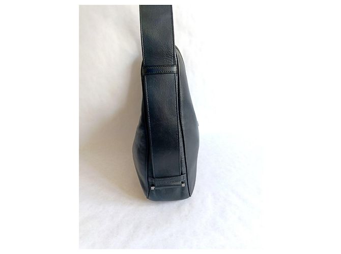 Gucci Jackie Borsa a Tracolla in Pelle Nera Nero - vista 4