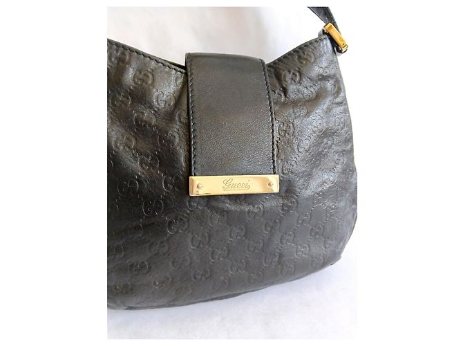 Borsa Gucci Guccisima in pelle nera Nero - vista 7