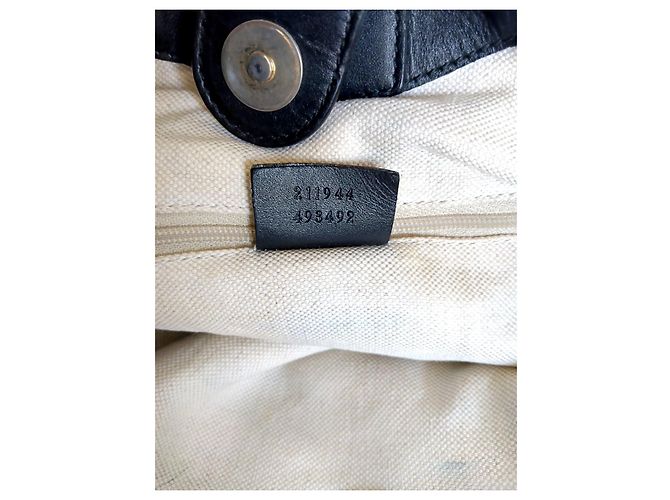 Borsa Gucci Sukey GG Supreme Canvas Nero - vista 11