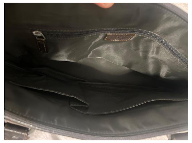 Bolsa Dior Monogramme em lona e couro castanho Marrom - vista 5