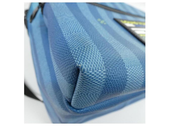 Zaino Louis Vuitton Discovery PM M59913 Blu Verde chiaro - vista 3