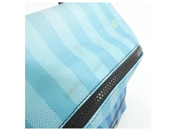 Zaino Louis Vuitton Discovery PM M59913 Blu Verde chiaro - vista 4