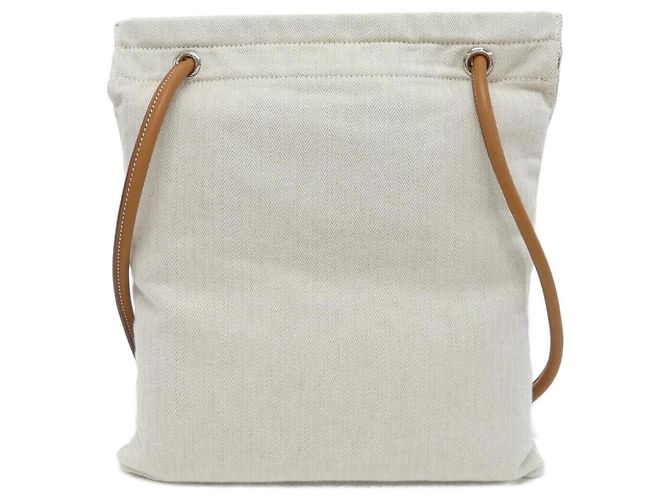 Hermès Borsa a tracolla Hermes Sac Aline Bianco D'oro - vista 2