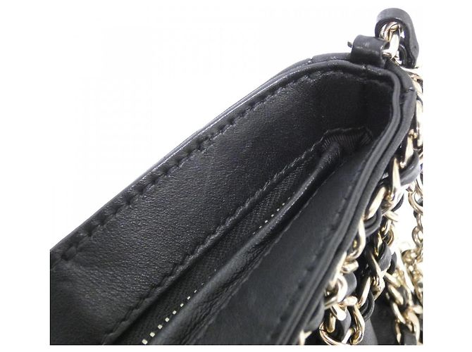 Borsa a tracolla in pelle nera Chanel AS1622 Nero - vista 5
