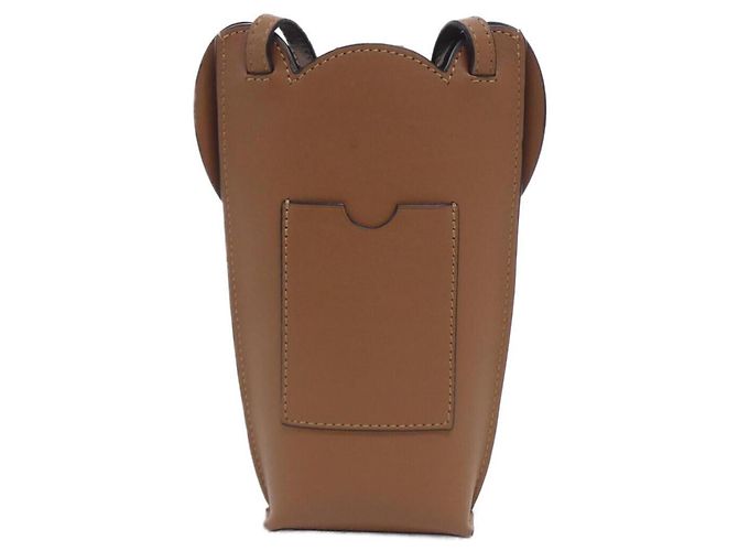 Borsa a Spalla Loewe Elephant Pocket Marrone - vista 2