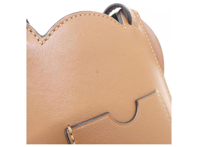 Borsa a Spalla Loewe Elephant Pocket Marrone - vista 5