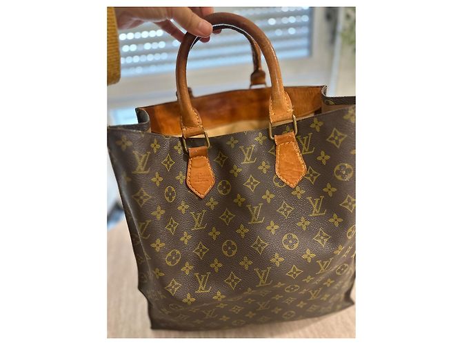 Louis Vuitton Borsa Tote Monogram Marrone Monogramma - vista 3