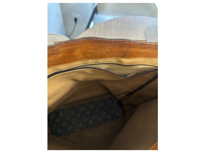 Louis Vuitton Borsa Tote Monogram Marrone Monogramma - vista 7