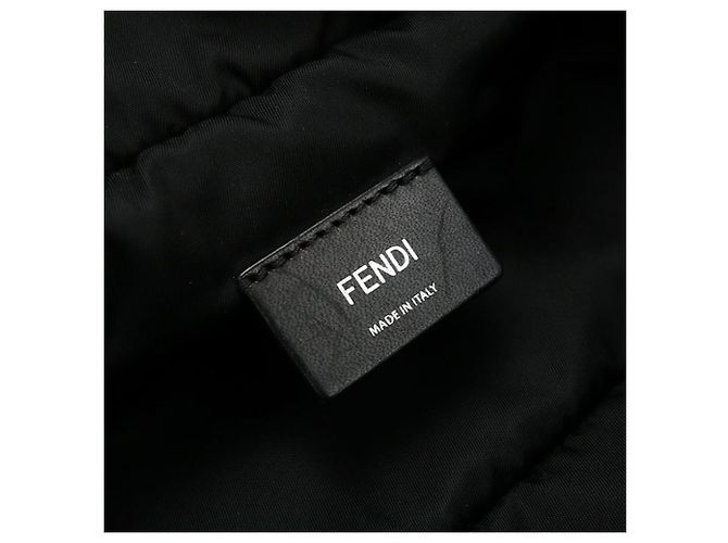 Borsa a tracolla nera Fendi 7VA548 Nero - vista 4