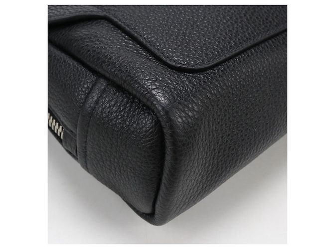 Borsa a tracolla Prada in pelle nera Nero - vista 5