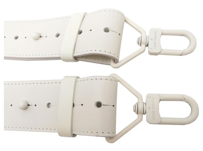 Borsa Steamer Louis Vuitton Virgil Abloh Bianco - vista 4