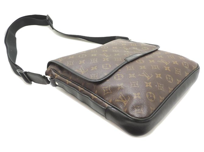Borsa a Spalla Louis Vuitton Bass MM Marrone Nero - vista 3