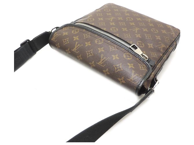 Borsa a Spalla Louis Vuitton Bass MM Marrone Nero - vista 4